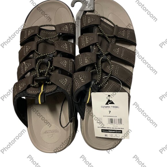 Men's OT fisherman Slide, Ozark Trail, 7, Brown, NWT - Picture 3 of 6